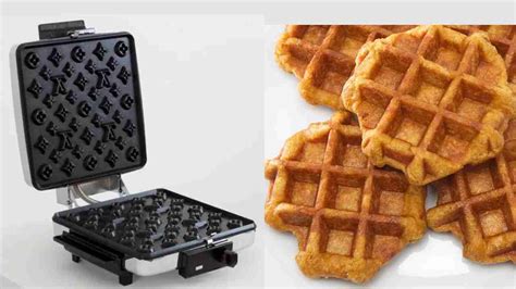 Louis Vuitton waffle maker: Ultimate Luxury Breakfast.